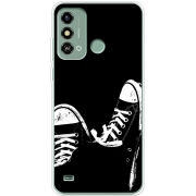 Чехол BoxFace ZTE Blade A53 Black Sneakers