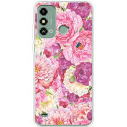 Чехол BoxFace ZTE Blade A53 Pink Peonies