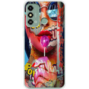 Чехол BoxFace ZTE Blade A53 Colorful Girl
