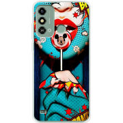 Чехол BoxFace ZTE Blade A53 Girl Pop Art