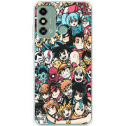 Чехол BoxFace ZTE Blade A53 Anime Stickers