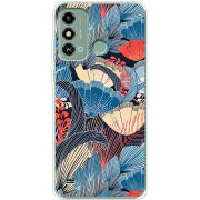 Чехол BoxFace ZTE Blade A53 Blue Herb