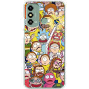 Чехол BoxFace ZTE Blade A53 Rick and Morty