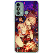 Чехол BoxFace ZTE Blade A53 Genshin Ёимия с огоньком