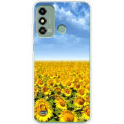 Чехол BoxFace ZTE Blade A53 Подсолнухи