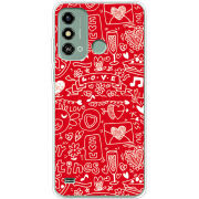 Чехол BoxFace ZTE Blade A53 Happy Valentines