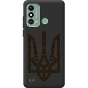 Черный чехол BoxFace ZTE Blade A53 Ukrainian Trident