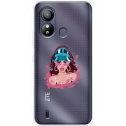 Прозрачный чехол BoxFace ZTE Blade L220 Selena Gomez