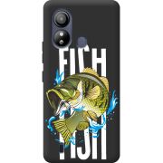 Черный чехол BoxFace ZTE Blade L220 Fish