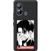 Черный чехол BoxFace ZTE Blade L220 Attack On Titan - Ackerman