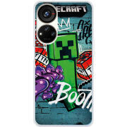 Чехол BoxFace ZTE Blade V40s Minecraft Graffiti