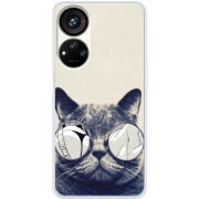 Чехол BoxFace ZTE Blade V40s Соглядатай Кот