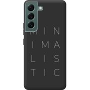 Черный чехол BoxFace Samsung Galaxy S22 (S901) Minimalistic