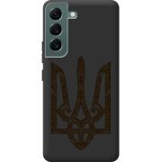 Черный чехол BoxFace Samsung Galaxy S22 (S901) Ukrainian Trident