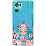 Прозрачный чехол BoxFace Blackview Oscal C30 Pro Blue Hair