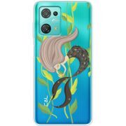 Прозрачный чехол BoxFace Blackview Oscal C30 Pro Cute Mermaid