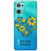 Прозрачный чехол BoxFace Blackview Oscal C30 Pro Все буде Україна