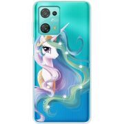 Чехол со стразами BoxFace Blackview Oscal C30 Pro Unicorn Queen