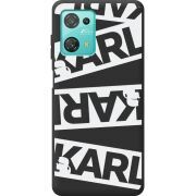 Черный чехол BoxFace Blackview Oscal C30 Pro White Karl