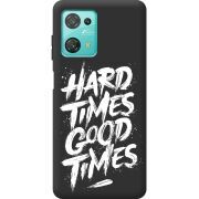 Черный чехол BoxFace Blackview Oscal C30 Pro Hard Times Good Times