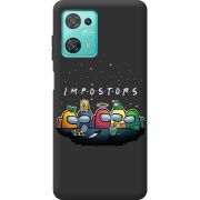 Черный чехол BoxFace Blackview Oscal C30 Pro Among Us Impostors