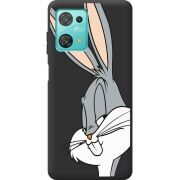 Черный чехол BoxFace Blackview Oscal C30 Pro Lucky Rabbit