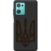 Черный чехол BoxFace Blackview Oscal C30 Pro Ukrainian Trident
