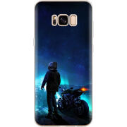 Чехол Uprint Samsung G955 Galaxy S8 Plus Motorcyclist