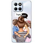 Прозрачный чехол BoxFace Honor X6 Super Mama
