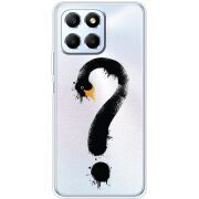 Прозрачный чехол BoxFace Honor X6 Swan question