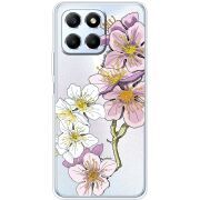 Прозрачный чехол BoxFace Honor X6 Cherry Blossom
