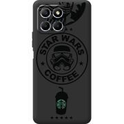 Черный чехол BoxFace Honor X6 Dark Coffee