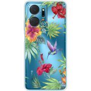 Прозрачный чехол BoxFace Honor X7a Tropical