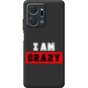Черный чехол BoxFace Honor X7a I'm Crazy
