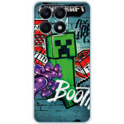 Чехол BoxFace Honor X8a Minecraft Graffiti