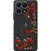 Черный чехол BoxFace Honor X8a 3D Ukrainian Muse