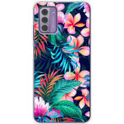 Чехол BoxFace Nokia G42 flowers in the tropics