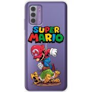 Прозрачный чехол BoxFace Nokia G42 Super Mario