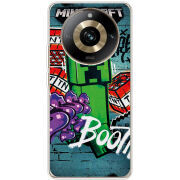 Чехол BoxFace Realme 11 Pro / 11 Pro Plus Minecraft Graffiti