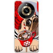 Прозрачный чехол BoxFace Realme 11 Pro / 11 Pro Plus Winter Puggy