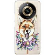 Прозрачный чехол BoxFace Realme 11 Pro / 11 Pro Plus Winking Fox