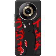 Черный чехол BoxFace Realme 11 Pro / 11 Pro Plus Учиха Итачи