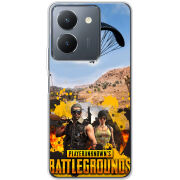 Чехол BoxFace Vivo Y36 Pubg parachute