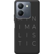 Черный чехол BoxFace Vivo Y36 Minimalistic