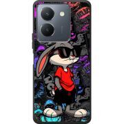 Черный чехол BoxFace Vivo Y36 Малий вухань