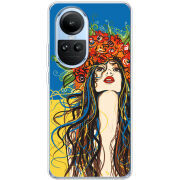 Чехол BoxFace OPPO Reno 10 Ukraine Girl
