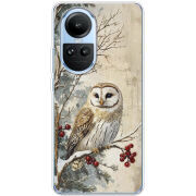 Чехол BoxFace OPPO Reno 10 Christmas Owl