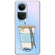 Прозрачный чехол BoxFace OPPO Reno 10 Segull in Cofee Pool