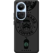 Черный чехол BoxFace OPPO Reno 10 Dark Coffee