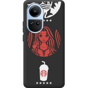 Черный чехол BoxFace OPPO Reno 10 RedWhite Coffee